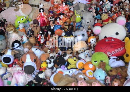 The appreciation ceremony for old dolls is held once a year in October at Meiji Jingu (Shinto Shrine) in Tokyo, Japan. Stock Photo