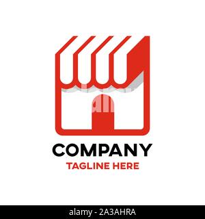 Modern Book store Logo Stock Vector