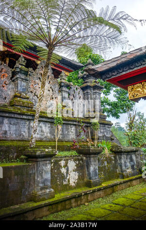 Pura Besakih temple detail on mount Agung, Bali, Indonesia Stock Photo