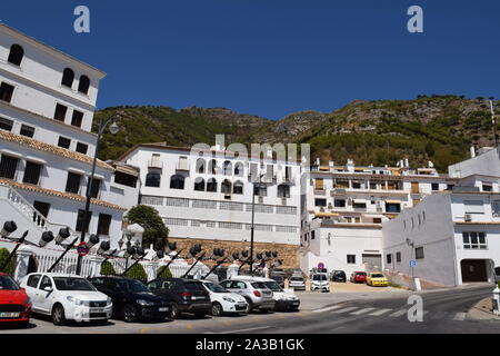 fuengirola spain,rock of Gibraltar. Stock Photo