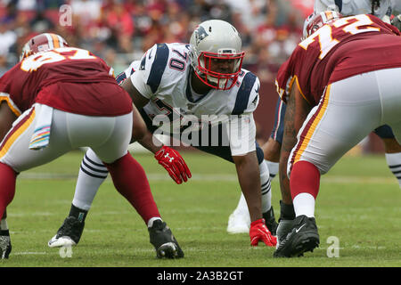 New England Patriots defensive tackle Carl Davis Jr. (98) looks on during  an NFL football game, Sunday, Sept. 18, 2022, in Pittsburgh, PA. (AP  Photo/Matt Durisko Stock Photo - Alamy