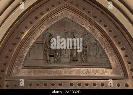 Shrine of the Most Blessed Sacrament of Our Lady of the Angels Monastery, Hanceville, Alabama Stock Photo