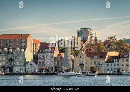 Soenderborg panorama of the old city in southern Jutland Denmark Stock Photo