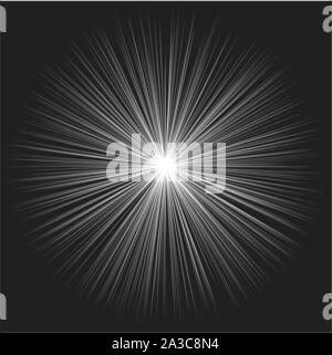 Black and White Radial Lines Spped Light or Light Rays Comic Book Style  Background. Manga or Anime Speed Drawing Graphic Black Stock Illustration -  Illustration of burst, line: 192671347