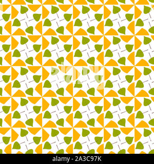 Simple seamless abstract pattern on a white background. Stock Photo