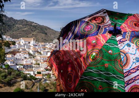 Fiesta del Monfi in the white village of Cutar, Axarquia, Malaga, Andalucia, Costa del Sol, Spain Stock Photo