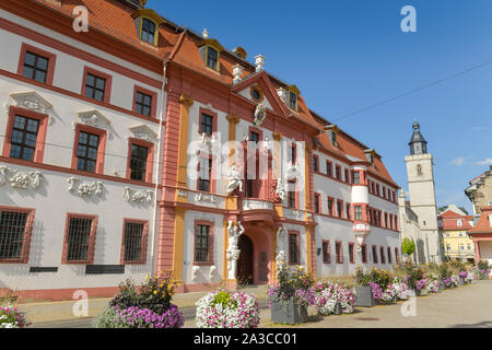 Thüringer Staatskanzlei, Regierungsstraße, Hirschgarten, Erfurt, Thüringen, Deutschland Stock Photo