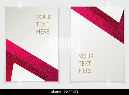 To design business brochures, flyers, banners presentation covers Stock Vector