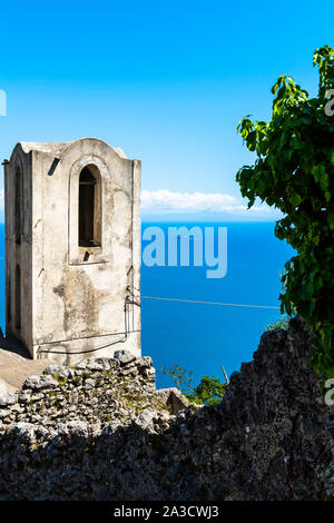 The old church in the italian town of Ravello, situated on the beautiful Amalfi Coast Stock Photo
