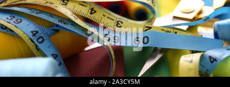 Tailoring measuring device Stock Photo