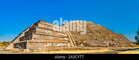 Pyramid of the Moon at Teotihuacan in Mexico Stock Photo