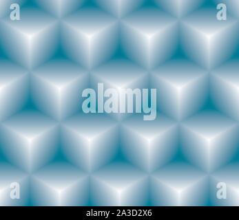 Gradient ice cubes seamless pattern Stock Vector