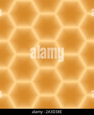 Honycomb gradient seamless pattern Stock Vector
