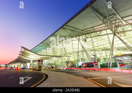 Guangzhou, China – September 23, 2019: Baiyun International Airport Terminal 1 at Guangzhou airport (CAN) in China. Stock Photo