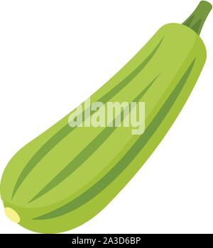 Bottle gourd icon. Flat illustration of bottle gourd vector icon for web design Stock Vector