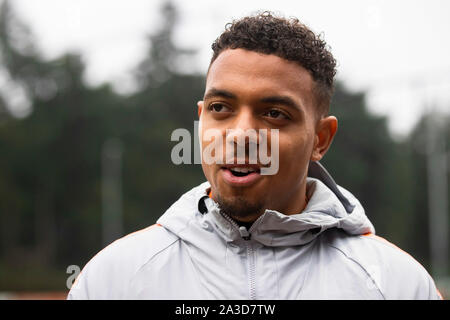 Zeist, Netherlands. 7th October, 2019. ZEIST, training Dutch team, Nederlands Elftal, football, season 2019-2020, 07-10-2019, KNVB Campus, Donyell Malen Credit: Pro Shots/Alamy Live News Stock Photo