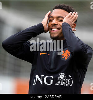 Zeist, Netherlands. 7th October, 2019. ZEIST, training Dutch team, Nederlands Elftal, football, season 2019-2020, 07-10-2019, KNVB Campus, Donyell Malen Credit: Pro Shots/Alamy Live News Stock Photo