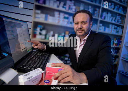 Tariq Muhammad CEO of Invatech Health, Bristol, UK Stock Photo