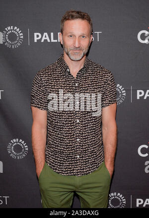New York, United States. 05th Oct, 2019. Breckin Meyer attends screening and discussion of Robot Chicken during PaleyFest 2019 at The Paley Center for Media (Photo by Lev Radin/Pacific Press) Credit: Pacific Press Agency/Alamy Live News Stock Photo