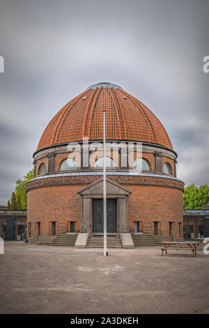 An old chapel in the North of Copenhagen has been transformed to a dance  studio by DOMUS arkitekter. Now the old crematorium is full of life and  young Stock Photo - Alamy