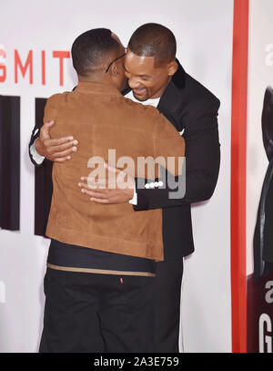 HOLLYWOOD, CA - OCTOBER 06: Will Smith and Martin Lawrence attend Paramount Pictures' Premiere Of 'Gemini Man' at TCL Chinese Theatre on October 06, 2019 in Hollywood, California. Stock Photo