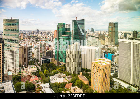 Tokyo skyline in Chuo, Tokyo, Japan Stock Photo