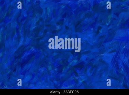 Abstract light blue oil painting background with brush strokes. High ...