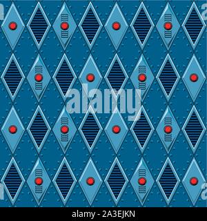 Mechanical seamless pattern Stock Vector