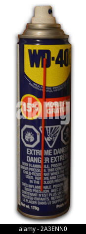 WD-40 Spray Can Stock Photo