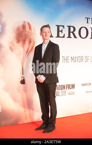 Tom Harper, Seen arriving for The Aeronauts, Premiere at London Film Festival, Odeon Leicester Square, London. 07.10.19 Stock Photo