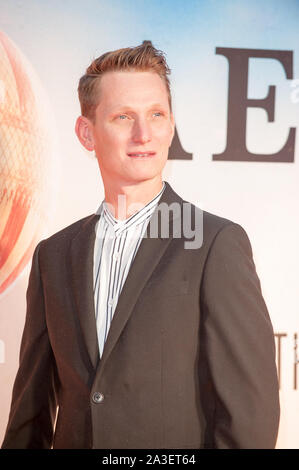 Tom Harper, Seen arriving for The Aeronauts, Premiere at London Film Festival, Odeon Leicester Square, London. 07.10.19 Stock Photo