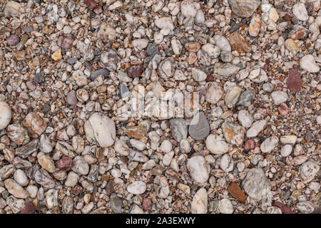 Pebbles on Hope Cove beach, Kingsbridge, Devon, England, United Kingdom. Stock Photo