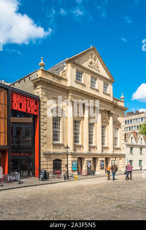 Exterior view of the Bristol Theatre Royal facade front of building ...