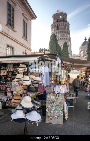 Pisa, Pisa Province, Tuscany, Italy. Campo dei Miracoli, or Field of Miracles. Also known as the Piazza del Duomo. The cathedral, or Duomo, and its be Stock Photo