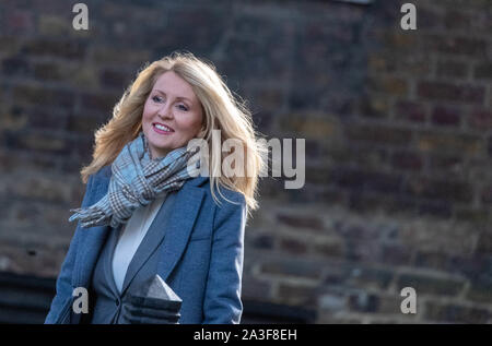 London UK 8th Oct. 2019,  Esther McVey MP Housing Minister arrives at a Cabinet meeting at 10 Downing Street, London Credit Ian Davidson/Alamy Live News Stock Photo