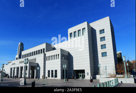 the church of jesus christ of latter-day saints conference center in Salt Lake City. Stock Photo