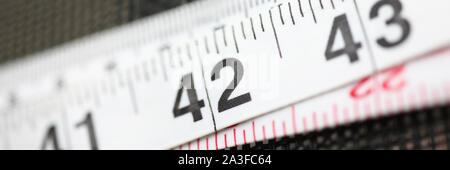 Tailoring measuring device Stock Photo