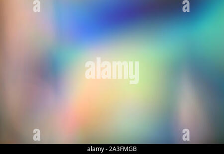 Blurry abstract iridescent holographic neon trendy background Stock Photo