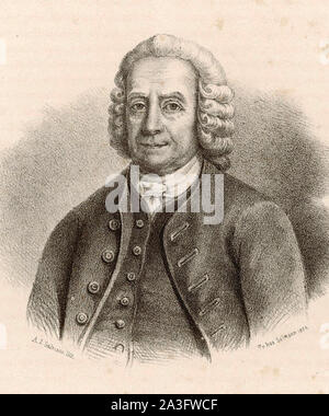 EMANUEL SWEDENBORG (1688-1772) Swedish theologian and scientist Stock Photo