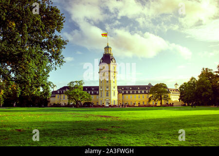 the back of a castle in stuttgart Stock Photo