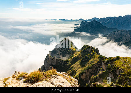 Monte Pasubio - Strada delle cinquantadue 52 gallerie Stock Photo