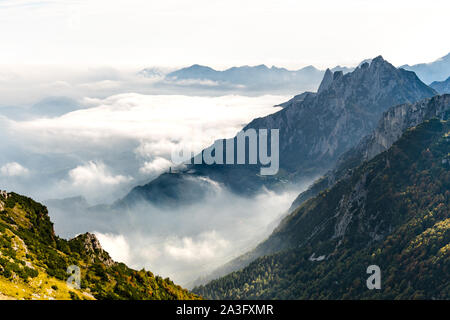 Monte Pasubio - Strada delle cinquantadue 52 gallerie Stock Photo