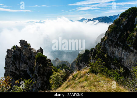 Monte Pasubio - Strada delle cinquantadue 52 gallerie Stock Photo