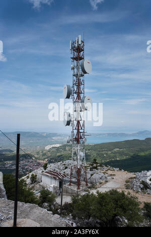 Mount Olympos, Lesvos, Greece. Stock Photo
