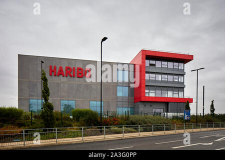 Haribo sweets confectionery factory manufacturing facility in Castleford, West Yorkshire Stock Photo