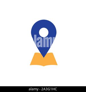 Placeholder flat symbol or location vector icon Stock Vector