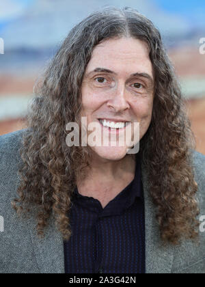 Westwood, United States. 07th Oct, 2019. WESTWOOD, LOS ANGELES, CALIFORNIA, USA - OCTOBER 07: Weird Al Yankovic arrives at the Los Angeles Premiere Of Netflix's 'El Camino: A Breaking Bad Movie' held at the Regency Village Theatre on October 7, 2019 in Westwood, Los Angeles, California, United States. (Photo by Xavier Collin/Image Press Agency) Credit: Image Press Agency/Alamy Live News Stock Photo