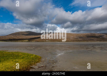 Luskentyre Bay on The Outer Hebridean Isle of Harris Scotland Stock Photo