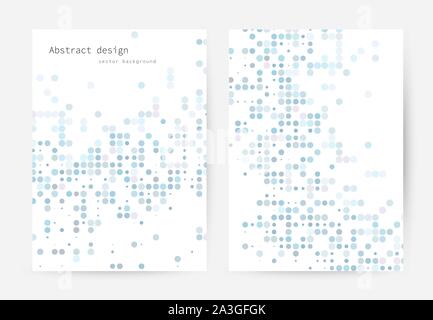 banner design template. Abstract halftone effect with vector illustration on background. Vector illustration with empty space for your text. Stock Vector