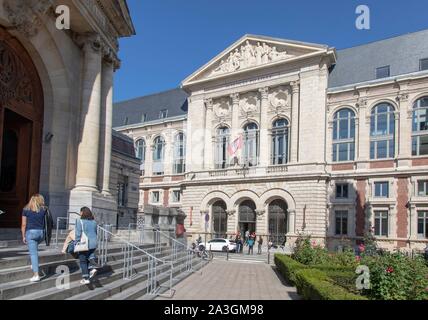 France, Nord, Lille, district of the Museum of Fine Arts, Sciences Po Lille building Stock Photo